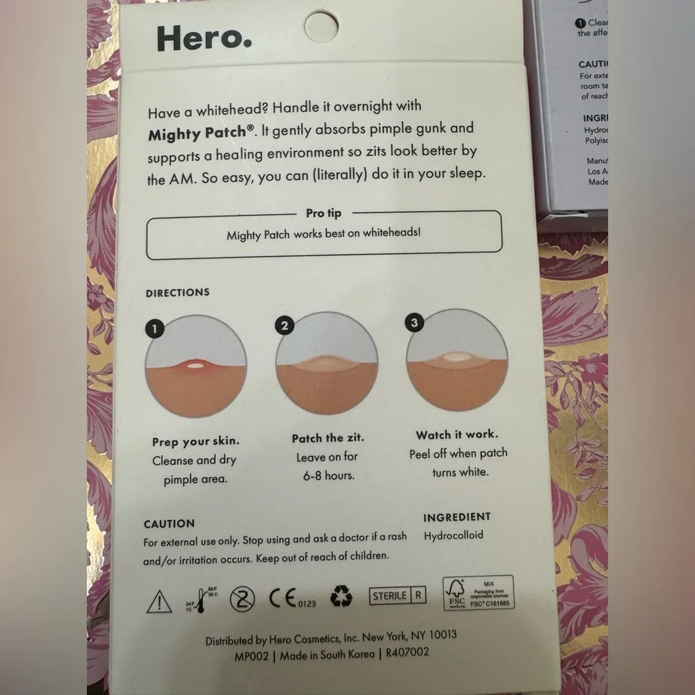 Mighty Patch Hydrocolloid Acne Patches